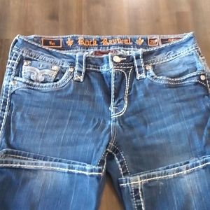 Rock Revival Size 28 Mid Rise Boot Cut Yui Jeans